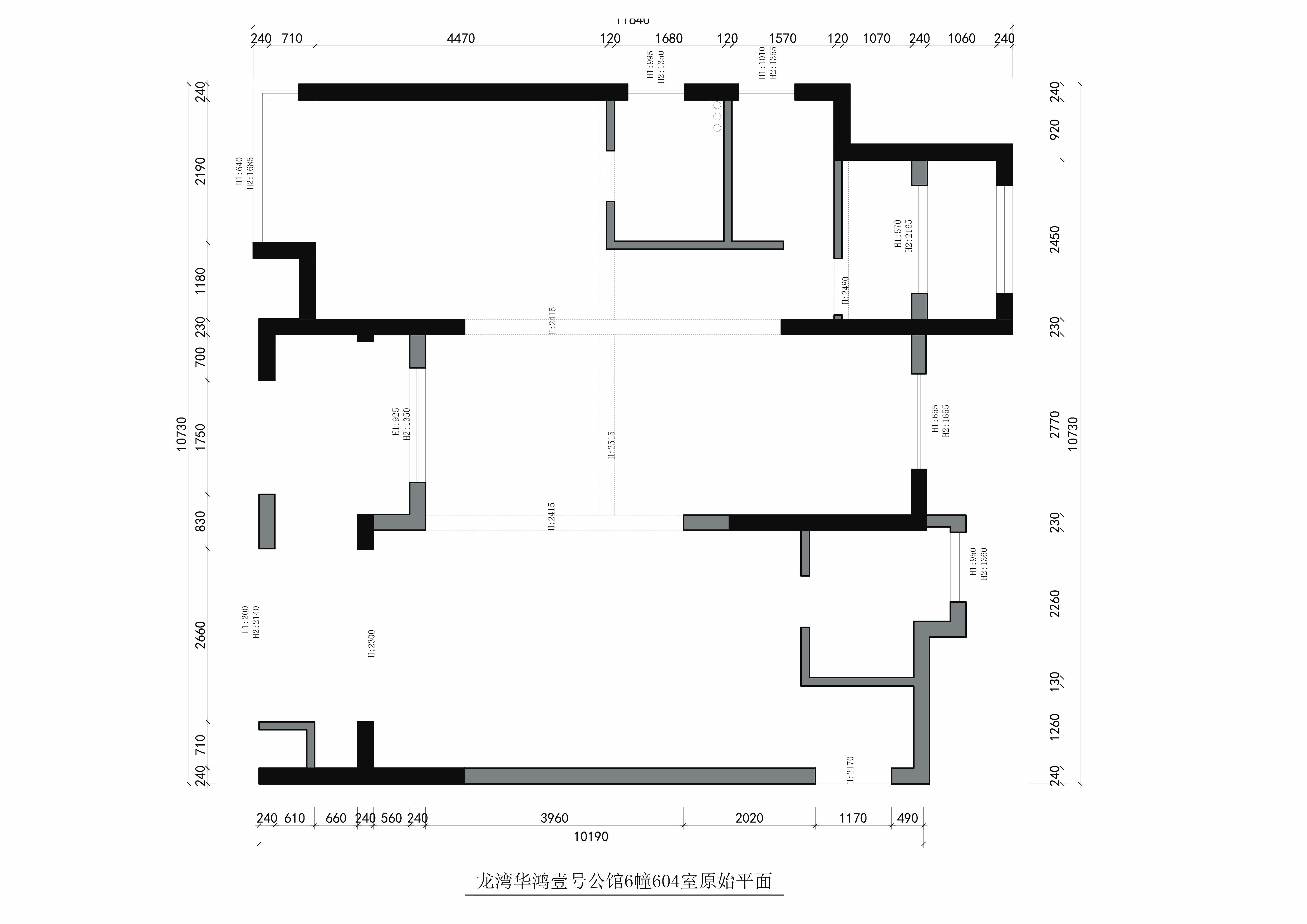 原始平面图