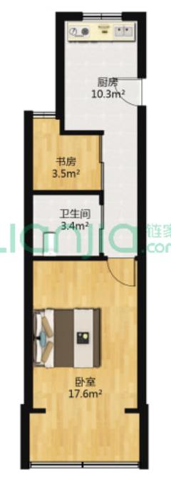 43平户型图
