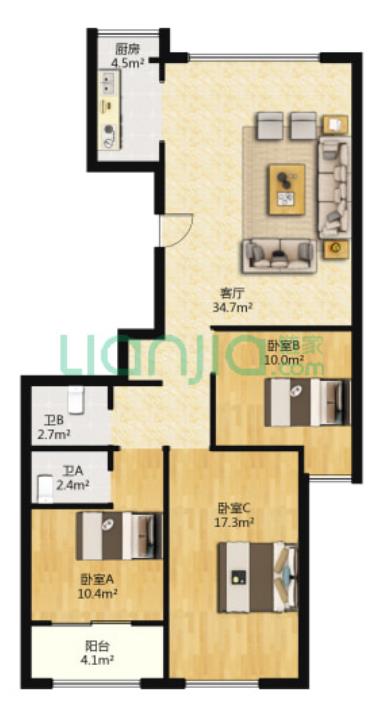 118平户型图