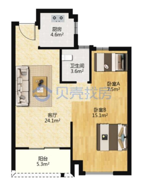 88平户型图
