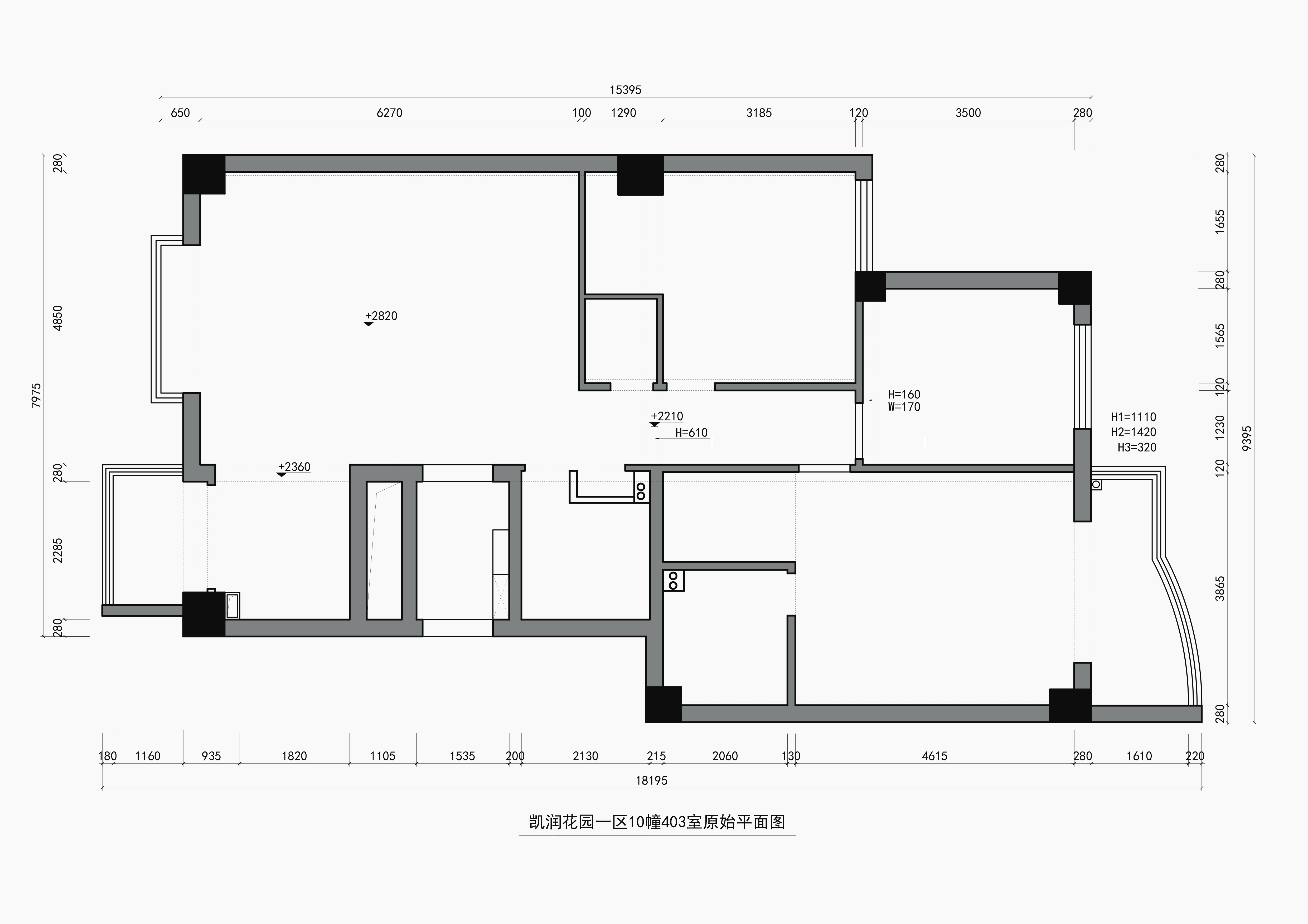 原始平面图