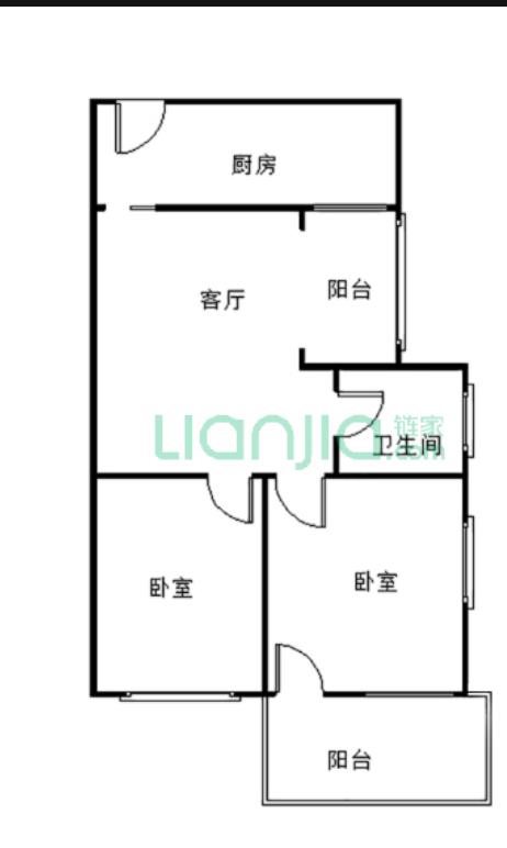 75平户型图