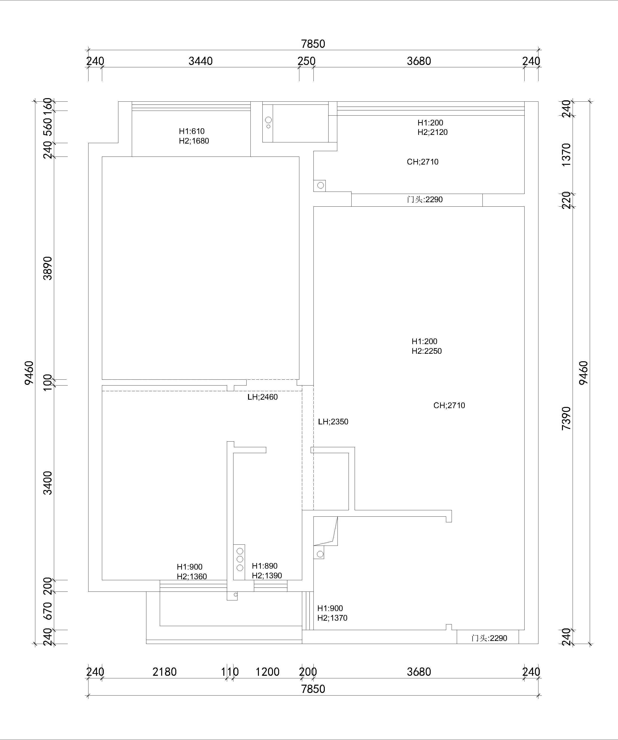 原始户型