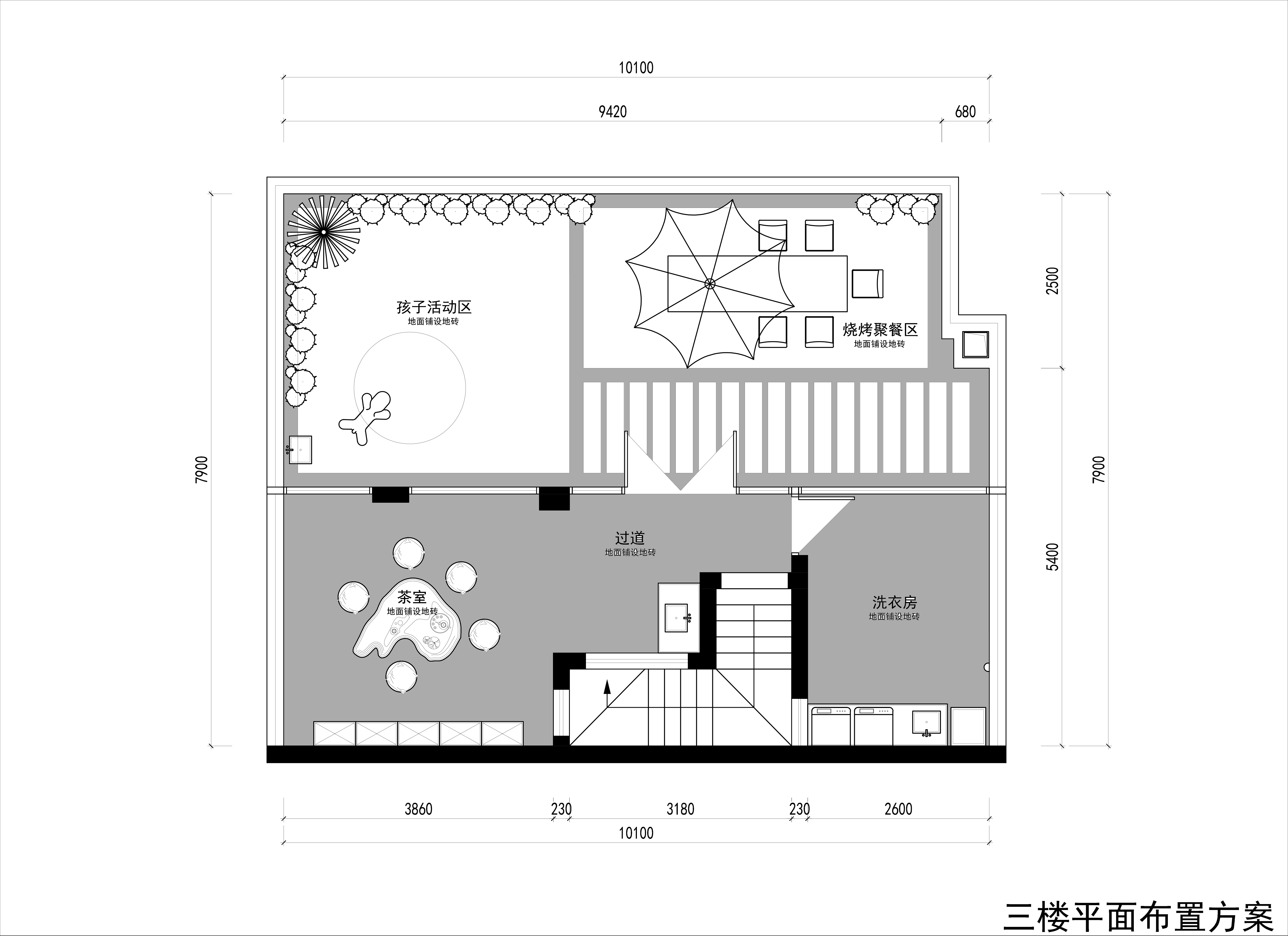 三楼平面布置图