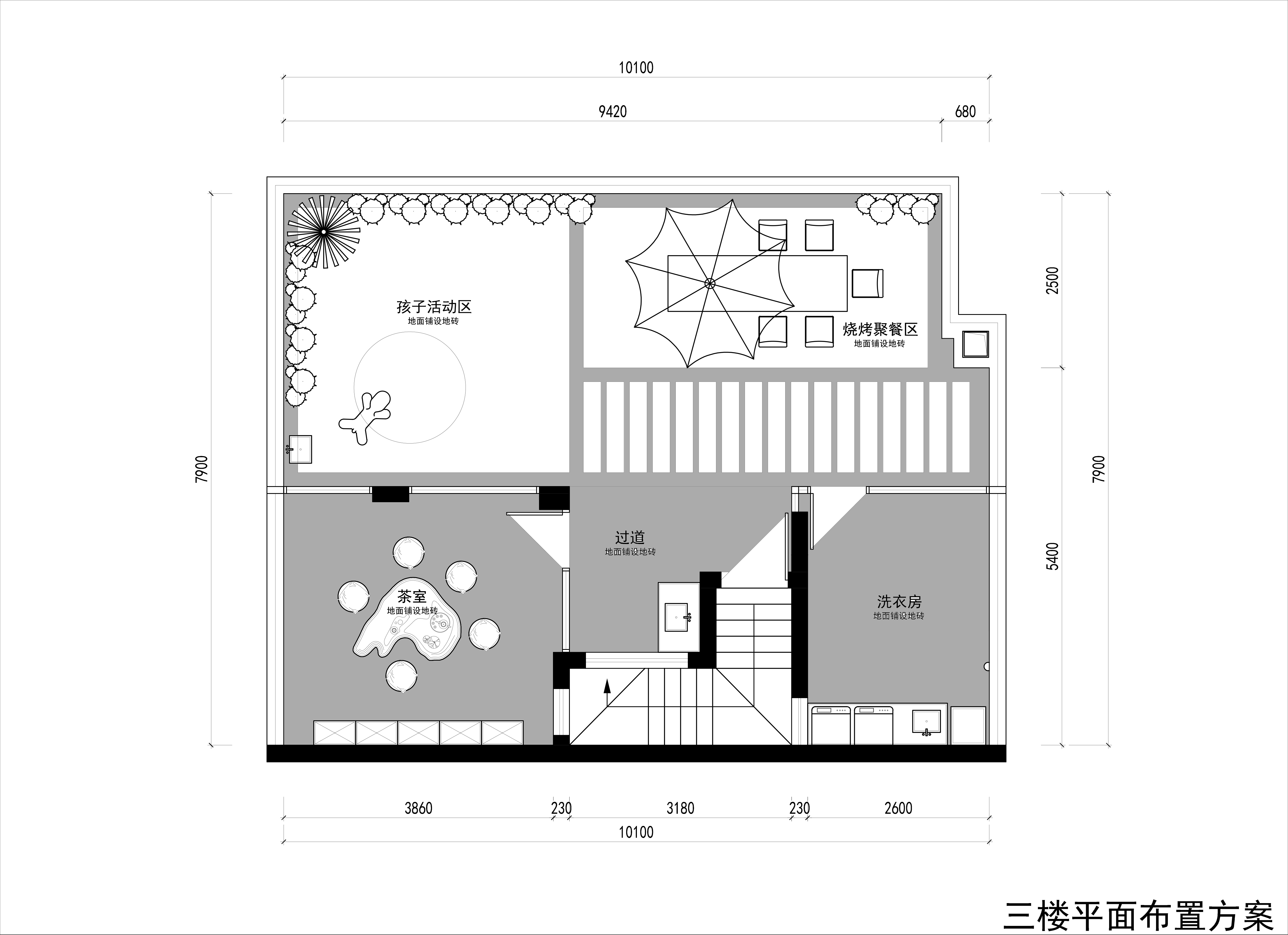 三楼平面布置图